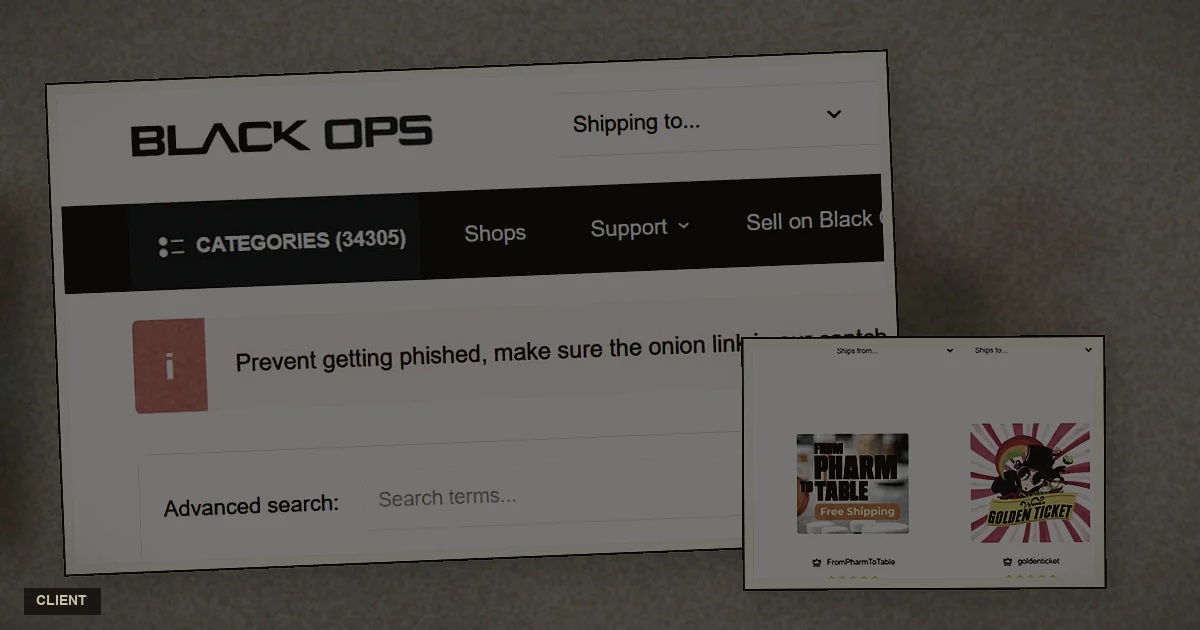 Client-chrome photograph for Tor hygiene notes