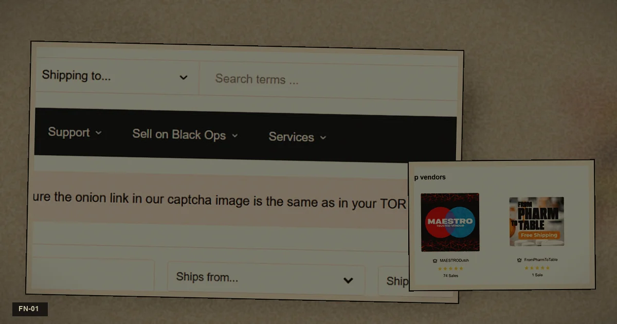 Search-field photograph for trust-root field note