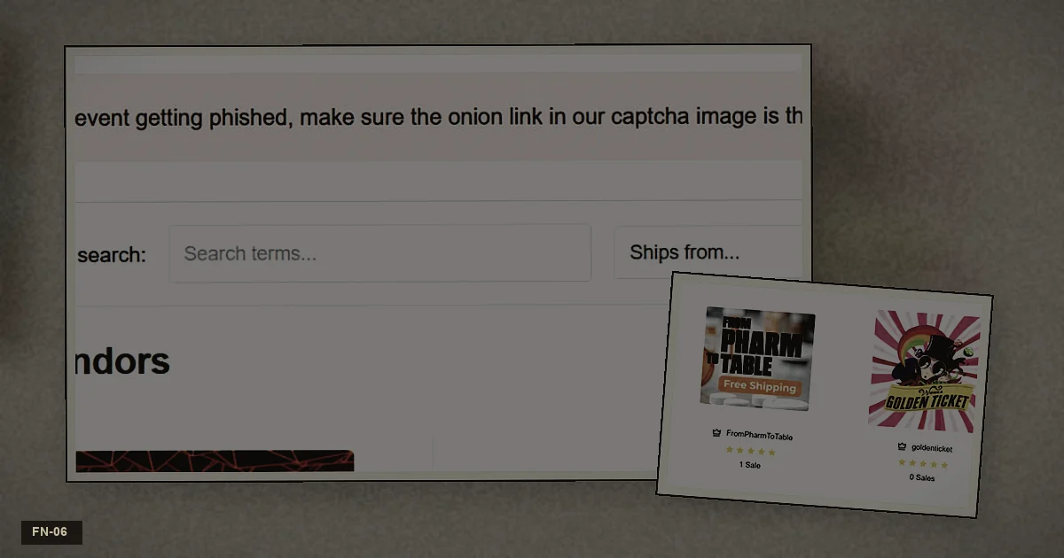Warning photograph for seizure-language field note